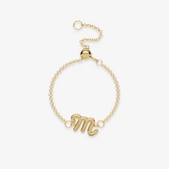 Zodiac - 18Ct Gold, Star Sign Chain Adjuster Ring^The Alkemistry Discount