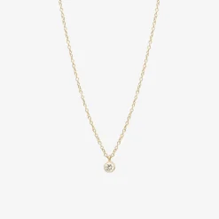 Zoe Chicco 14Ct Gold And Diamond Single Drop Necklace^The Alkemistry Cheap