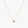 Zoe Chicco 14Ct Yellow Gold, Diamond And Pink Sapphire Necklace^The Alkemistry Discount