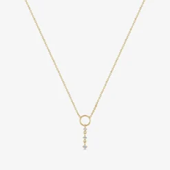 Zoe Chicco 14Ct Yellow Gold And Diamond Drop Necklace^The Alkemistry Best Sale