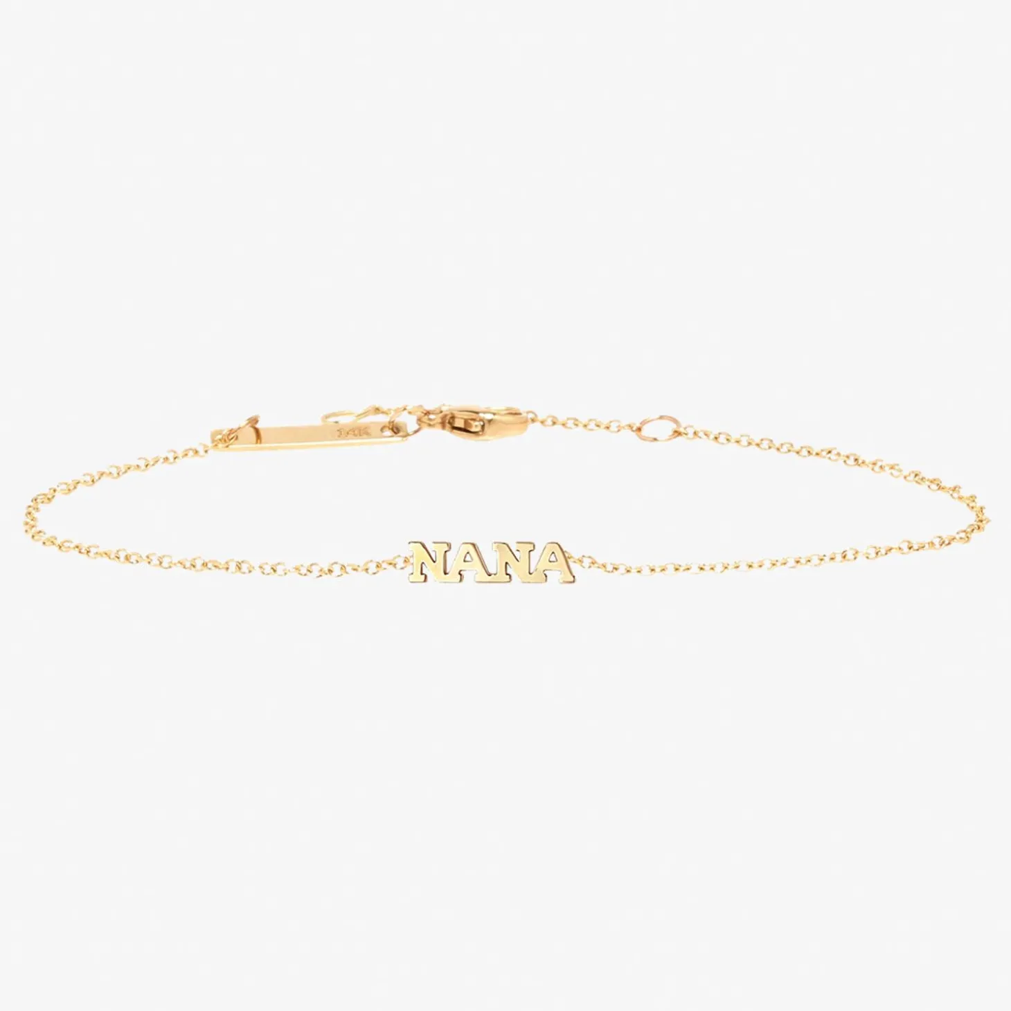 Zoe Chicco 14Ct Yellow Gold 'Nana' Bracelet^The Alkemistry Store