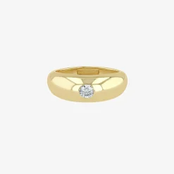 Zoe Chicco 14Ct Yellow Gold Chubby Aura Diamond Set Ring^The Alkemistry Fashion